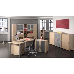 Produktbild für Aktenregal Geramöbel Flex, S-386001-B, aus Holz