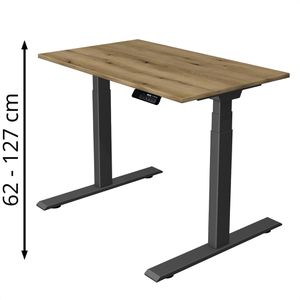 Produktbild für Schreibtisch Kerkmann Move 1 stable, asteiche / anthrazit