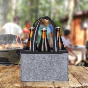 Produktbild für Flaschenträger Relaxdays 10027753, Filz