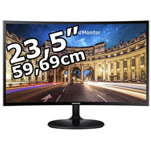 Monitor Samsung C24F390FHR, Curved, Full HD