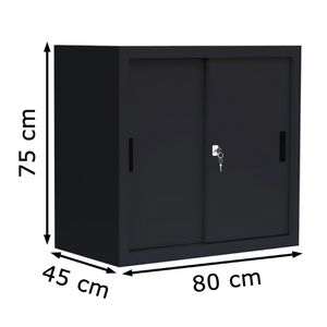 Produktbild für Schiebetürenschrank Lüllmann 550089, abschließbar