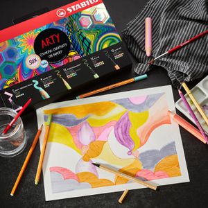 Produktbild für Malset Stabilo ARTY Pastell Creative Set,77/6-2-20