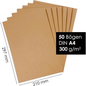 Produktbild für Kraftpapier OfficeTree 1549, braun, A4