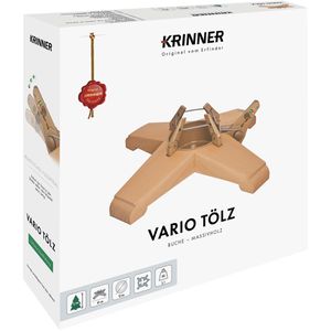 Produktbild für Weihnachtsbaumständer Krinner 95010, Vario Tölz, braun