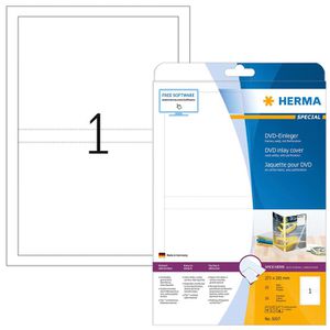 DVD-Einleger Herma 5037, weiß