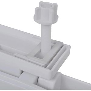 Produktbild für WC-Sitz vidaXL 141763, D-Form, aus Kunststoff