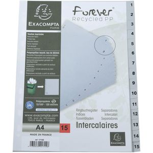 Produktbild für Register Exacompta 1715E, A4, 1-15