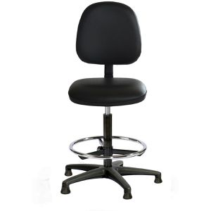Produktbild für Arbeitsstuhl Topsit Industry, IND211, schwarz
