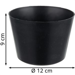 Produktbild für Gipsbecher Nölle schwarz