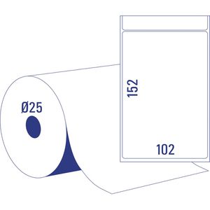 Produktbild für Thermoetiketten Zweckform TD8050-25