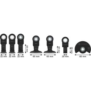 Produktbild für Multifunktionswerkzeug-Zubehör Bosch Holz Set, 2608669097