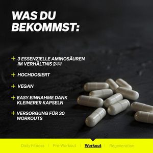 Produktbild für Aminosäuren natural-elements BCAA, 360 Kapseln