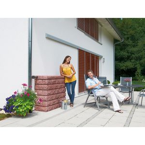 Produktbild für Regentonne Garantia Rocky Wandtank, 400 Liter