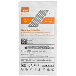 Produktbild für Wundnahtstreifen Teqler steril, 10 Streifen