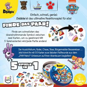 Produktbild für Kartenspiel Zygomatic ZYGD0033, Dobble Paw Patrol