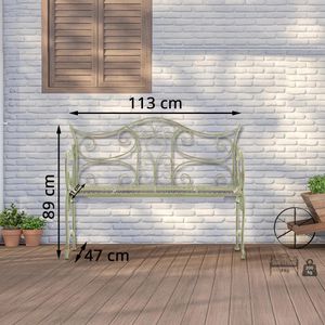 Produktbild für Gartenbank CLP Tara, 11177231, 2-Sitzer
