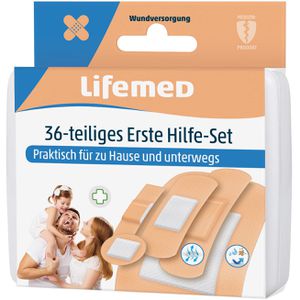 Produktbild für Pflaster Lifemed Erste-Hilfe-Box, 36 Strips