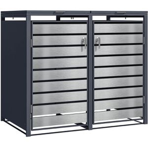 Produktbild für Mülltonnenbox Phoenix GB2213ASK, Metall