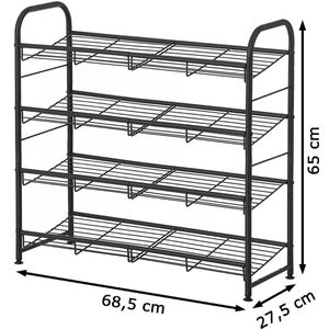 Produktbild für Schuhregal Songmics LMR067B01, aus Metall