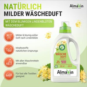 Produktbild für Wäscheparfüm AlmaWin Bio, ökologisch, Lindenblüte
