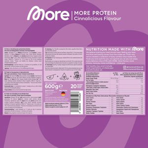 Produktbild für Proteinpulver More Total Protein, 600g