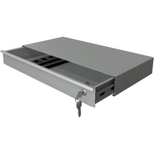 Produktbild für Unterbau-Schublade Kerkmann 3797, alusilber, aus Metall