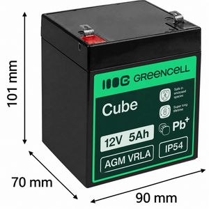 Produktbild für AGM-Batterie Green-Cell VRLA