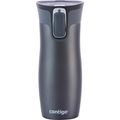 Isolierbecher Contigo West Loop, 470 ml hält 4h warm, Edelstahl doppelwandig anthrazitgrau
