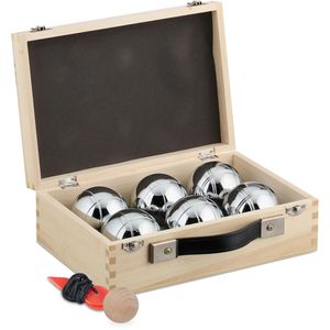 Produktbild für Boule-Set Relaxdays 100500610, 9-teilig