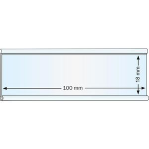 Produktbild für Scannerschiene Böttcher-AG DBR 18, 100 x 18 mm