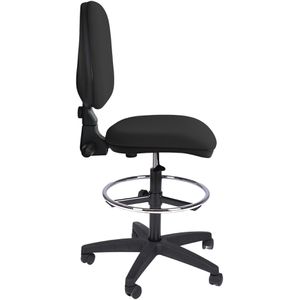 Produktbild für Arbeitsstuhl Topsit Industry, IND191, schwarz