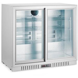 Produktbild für Getränkekühlschrank Arktic 236918, mit Glastür, abschließbar