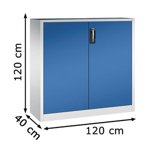 Produktbild für Werkzeugschrank CP-Möbel 8530-000, aus Metall, grau / blau