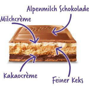 Milka Tafelschokolade Schoko & Keks, Großtafel, 300g – Böttcher AG