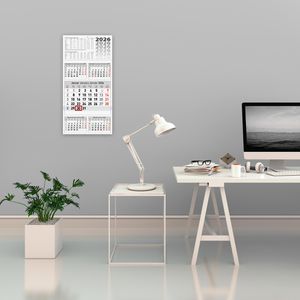 Produktbild für 5-Monatskalender Brunnen 1070281006, mit Ferienübersicht, 2026