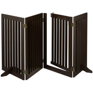 Kaminschutzgitter Relaxdays faltbar, mit Tür