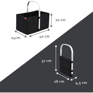 Produktbild für Einkaufskorb achilles AD253bl Handle-Box, schwarz