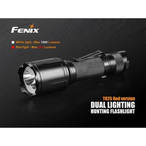 Produktbild für Taschenlampe Fenix TK25 Red, LED, aufladbar
