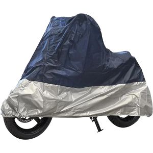 ProPlus Motorrad-Abdeckung Motorrad XL, 246 x 104 x 127 cm, blau/silber