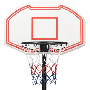 Produktbild für Basketballkorb vidaXL 93652, weiß, indoor &amp; outdoor