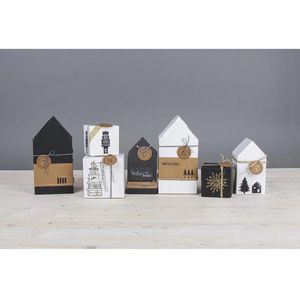 Produktbild für Geschenkbox Rayher Faltschachtel Haus, weiß