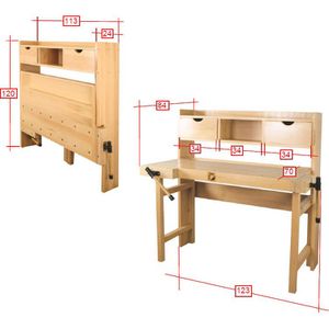 Produktbild für Hobelbank Holzmann WB123A, aus Holz