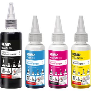 Produktbild für Tinte KMP für Brother BTD180VAL ValuePack