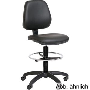 Arbeitsstuhl Topsit Industry, IND201, schwarz