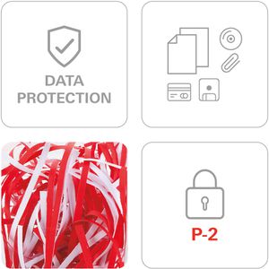 Produktbild für Aktenvernichter HSM Securio P36i, 1851121, weiß, mit Rollen