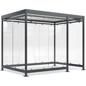 Personenunterstand WSM Köln K3 d/b BS, anthrazit, aus Metall