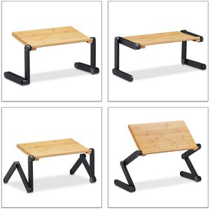 Produktbild für Laptop-Ständer Relaxdays 10028843, Bambus/Metall