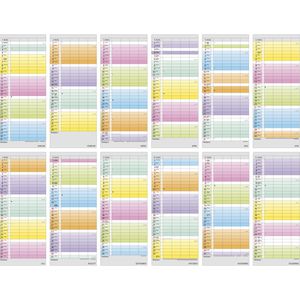Produktbild für Familienplaner Korsch 240626, Farbenspiel, 2026