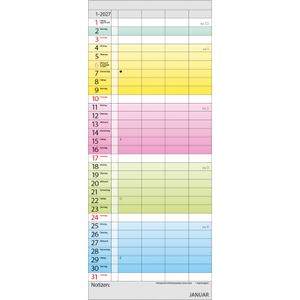 Produktbild für Familienplaner Korsch 240627, Farbenspiel, Jahr 2027