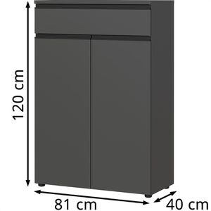 Produktbild für Aktenschrank Germania Bedano, 4041-547 aus Holz
